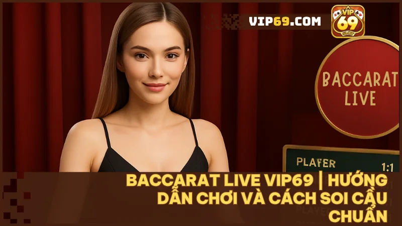 Baccarat Live tại Vip699 trải nghiệm chân thực, tỷ lệ thưởng hấp dẫn