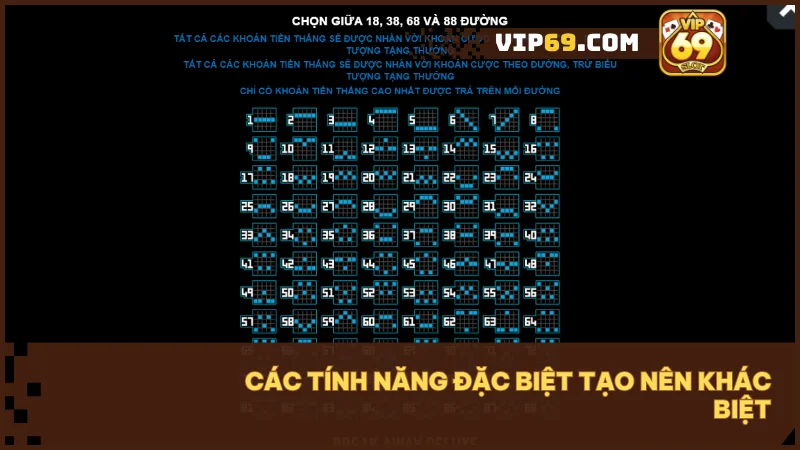 Khám phá loạt tính năng độc quyền giúp nhân đôi cơ hội chiến thắng