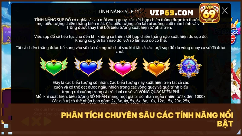 Slot Công Chúa Ánh Sáng VIP69 - Trải nghiệm slot đậm chất phép thuật 4 15 lượt quay miễn phí với cơ chế tích lũy số nhân không reset giữa các vòng