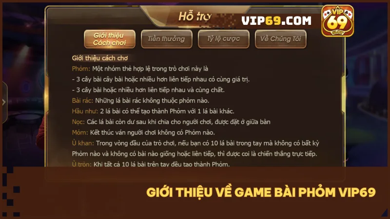 Khám phá game bài Phỏm Vip69 với tỷ lệ đổi thưởng hấp dẫn 2 Phỏm Vip69 tái hiện lối chơi truyền thống với phong cách hiện đại và đậm tính chiến thuật