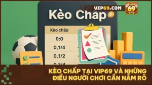 Chinh phục kèo chấp cùng Vip69 để nâng cao tỷ lệ thắng cược mỗi ngày.
