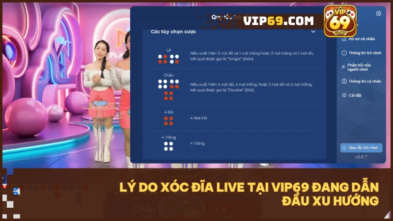 Xóc Đĩa Live trở thành xu hướng với thiết kế, công nghệ và giải thưởng hấp dẫn.