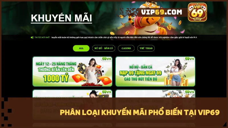 Hướng dẫn sử dụng khuyến mãi Vip69 | Nhận Giftcode & tối ưu vốn 3 Mỗi loại khuyến mãi tại Vip69 được thiết kế riêng cho từng người chơi