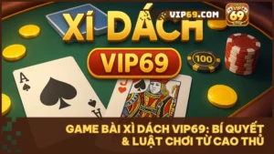 Vip69 là lựa chọn lý tưởng để trải nghiệm Xì Dách trí tuệ và chinh phục chiến thắng đỉnh cao.