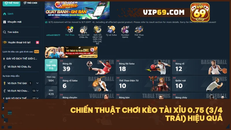 Kèo tài xỉu 0.75 (3/4 trái): Giải thích & hướng dẫn cách chơi hiệu quả 5 Phân tích phong độ, canh thời điểm vàng và kết hợp soi kèo.